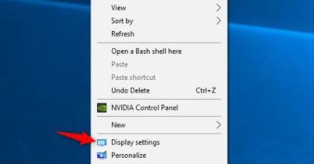 Fixing through Controls panel/ Display settings