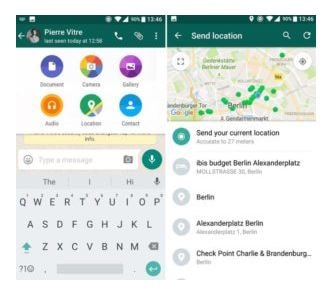 How To Share Location In Whatsapp