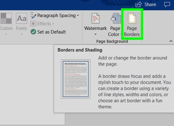 How to Add a Border to an Entire Page in Word (2020) -3