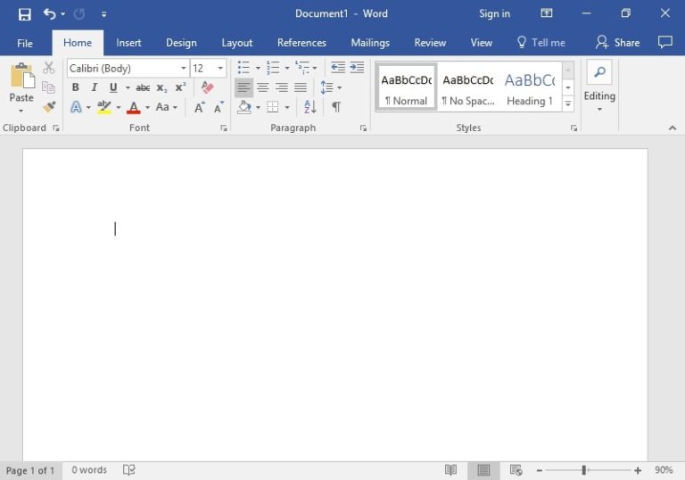 how to remove blank page in MS Word