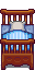 Blue Pinstripe Bed