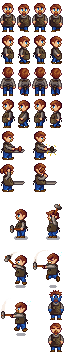 Clint sprites
