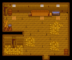 Barn interior