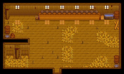 Deluxe Barn interior