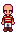 Red Striped Shirt worn by a farmer