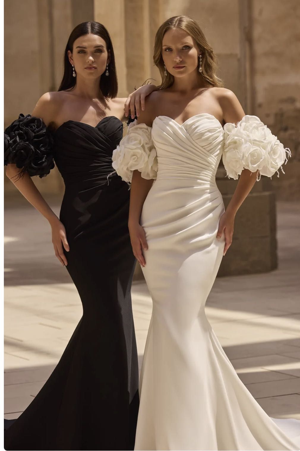 Haisley gown - Simply Wed Bridal fitted dress with detachable overskirt