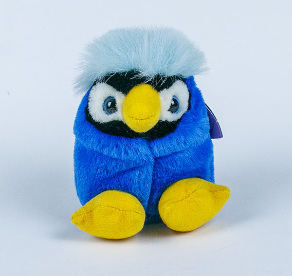 stuffed blue jay