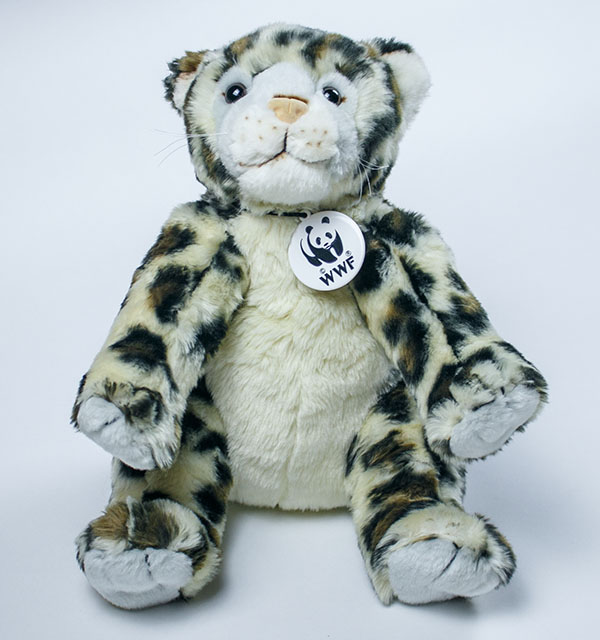 29cm lucky the snow leopard plush