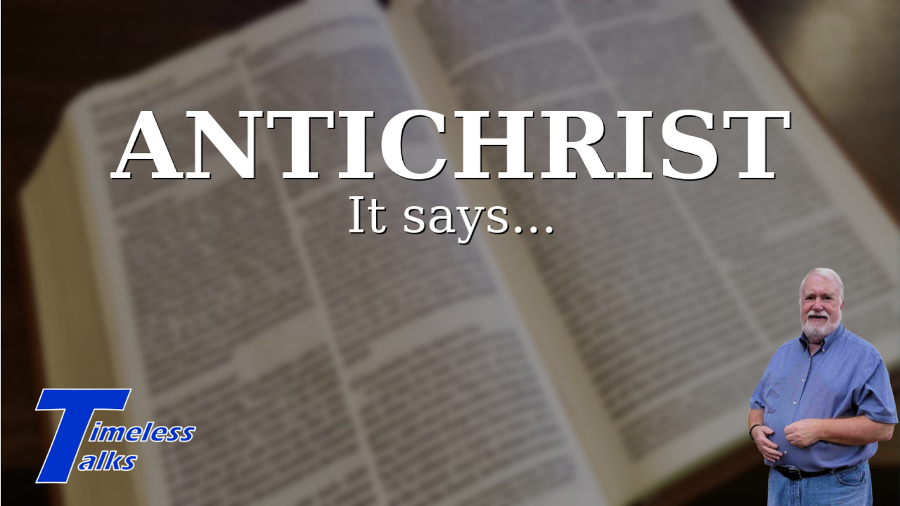 Antichrist. It says...
