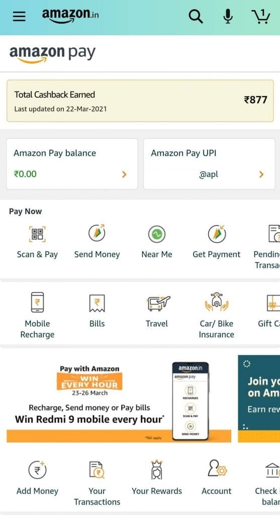 Where can you use Amazon Pay balance