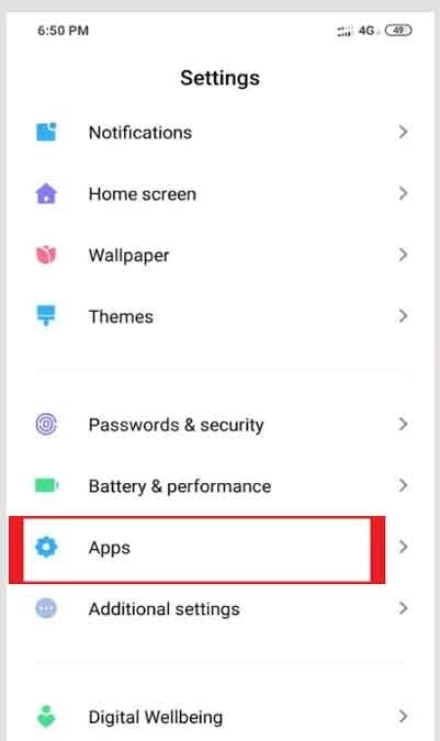 how to hide apps in Redmi 1