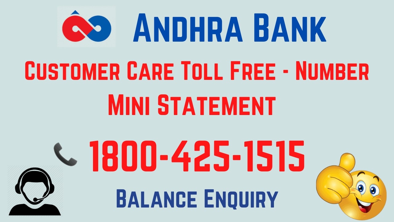 Andhra Bank Customer Care 