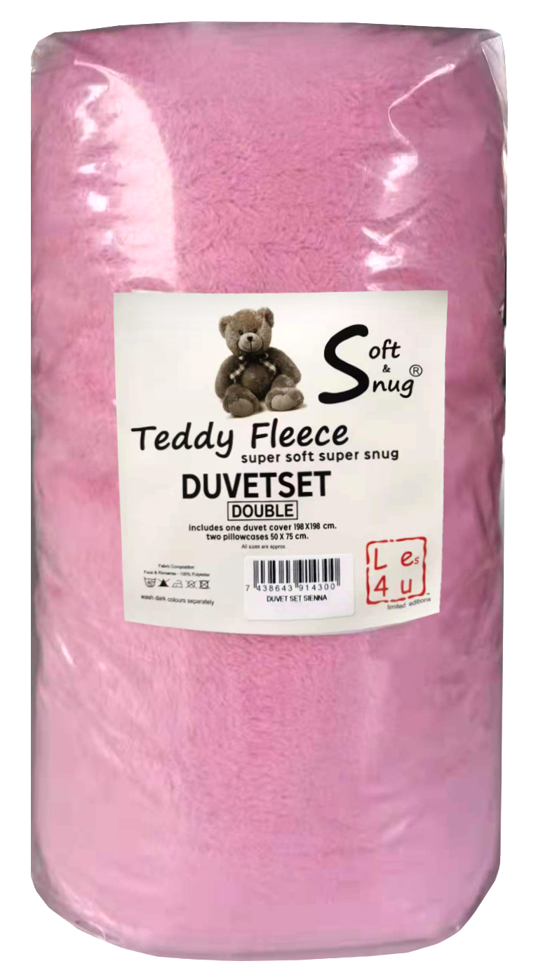 double teddy bear bedding set 
