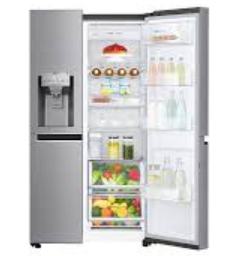 4. LG 668L inverter linear Frost free side by side refrigerator