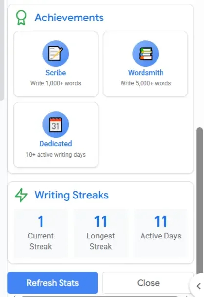 WordFokus Achievement Badges