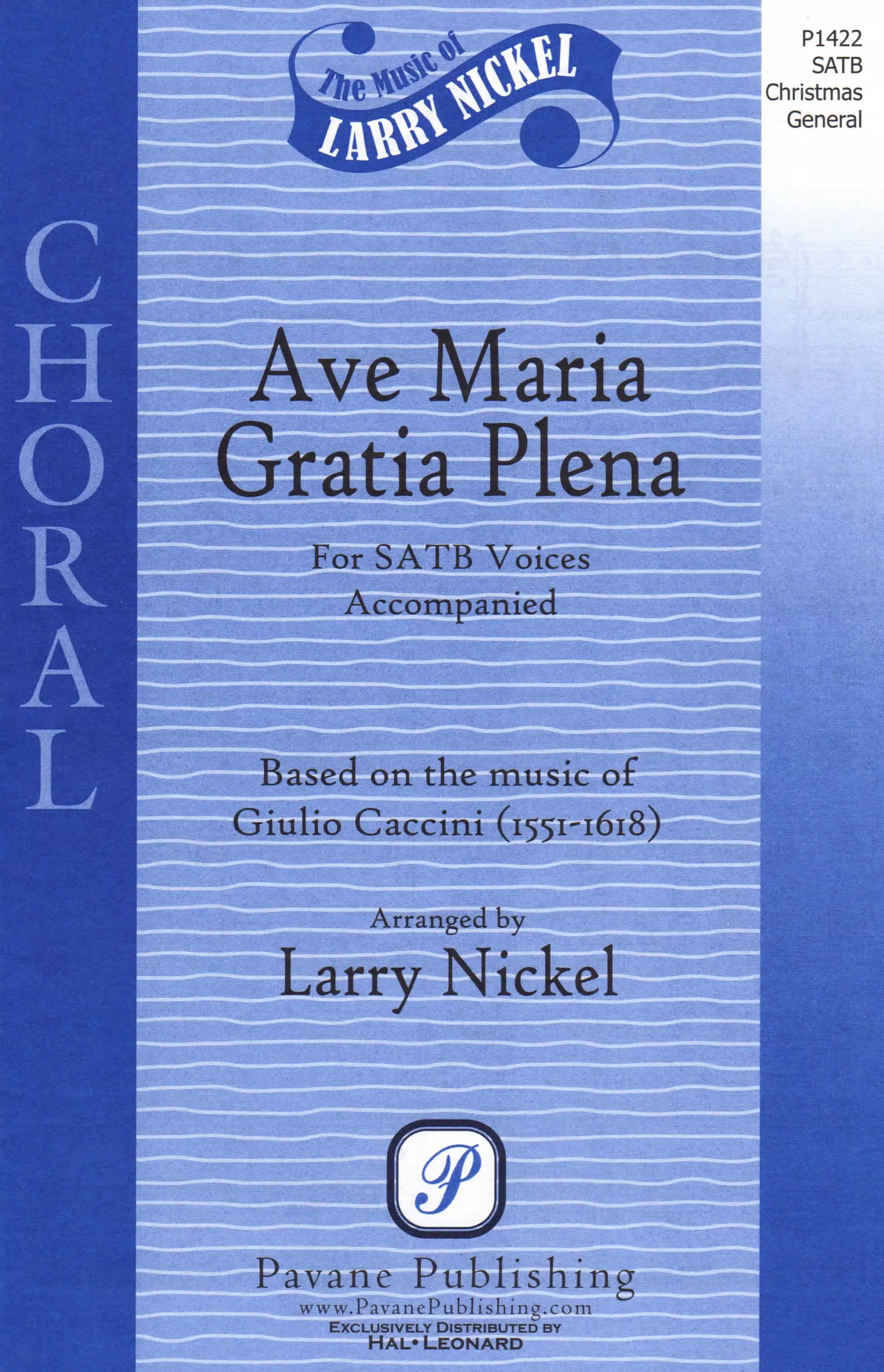 Ave Maria Gratia Plena - All Products - Pavane Publishing