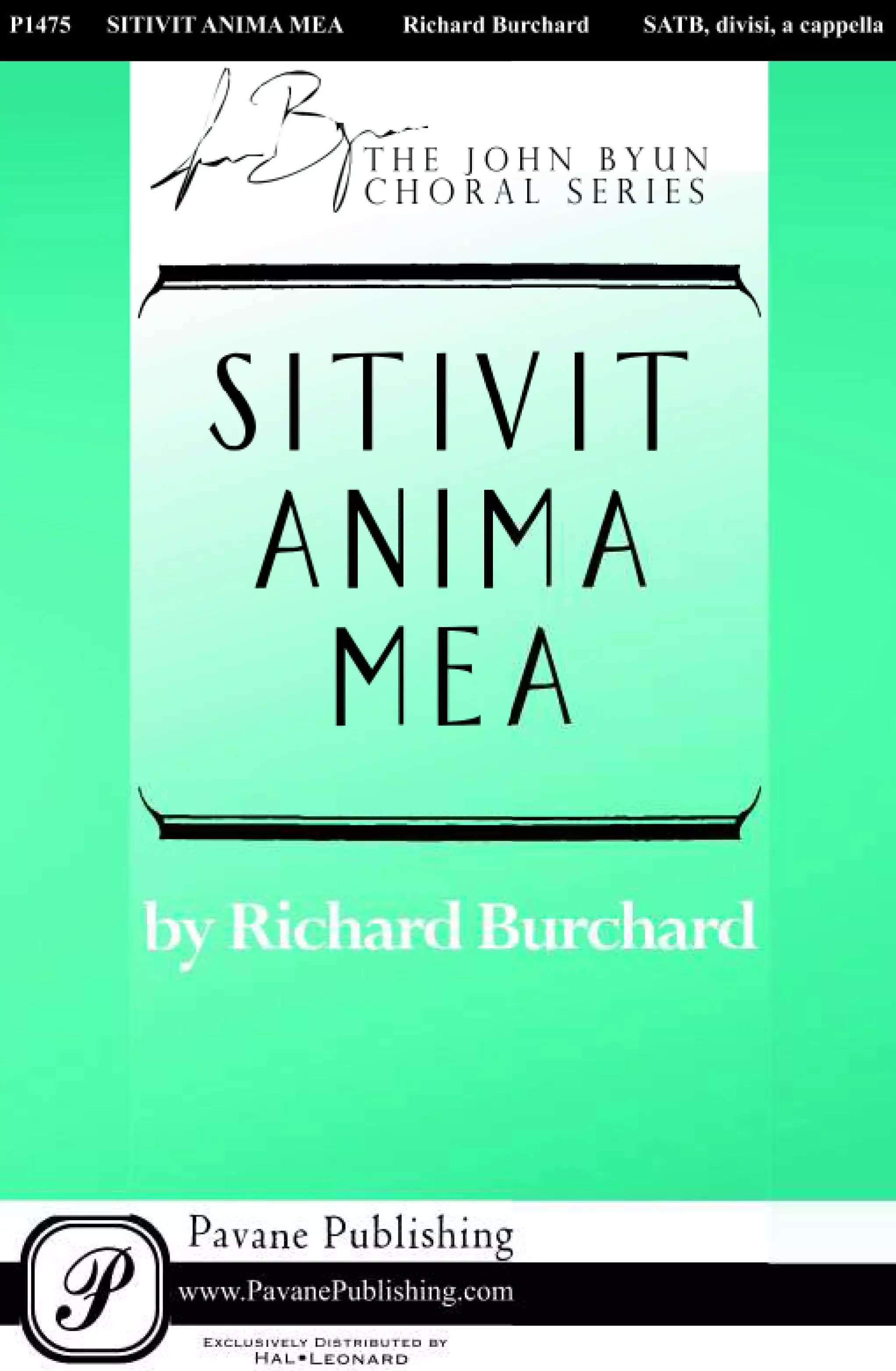 Sitivit Anima Mea SATB Divisi Pavane Publishing sitivit-anima-mea-satb-divisi-pavane-publishing