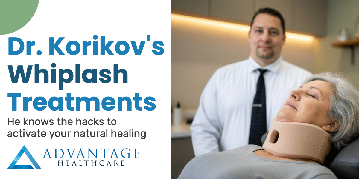 Whiplash Treatments by Dr. Korikov, DC in Spartanburg Whiplash Injury Care after a car accidentccident. Dr. Korikov provides chiropractic care