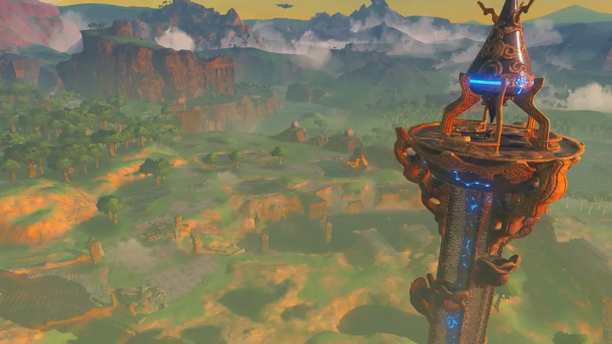 BotW Great Plateau Tower Rea