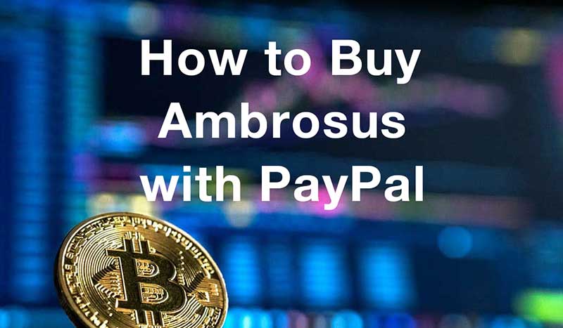 How to buyambrosus with PayPal