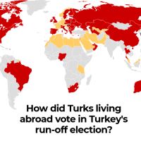 How did Turks living abroad vote in Turkey’s run-off election?
