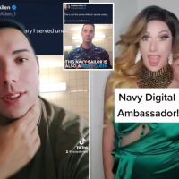 Navy’s drag queen is symbol of  cultural narcissism