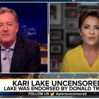 Kari Lake Fumes After Piers Morgan Confronts Her on Stolen Election Claims: ‘I Frankly Don’t Give a D*mn What You Think’