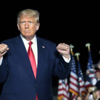 Column: Trump isn’t on the ballot. But you can thank him for high voter turnout, again