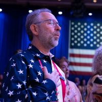 All declared GOP candidates will be at CPAC, enthuses Schlapp. That means Trump, Haley and Ramaswamy. Staying away: Pence, DeSantis, Youngkin.