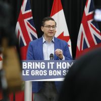 Poilievre in Manitoba Ahead of Byelection, Shoring Up Support Against Bernier