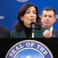 A very prompt and snappy day with NY Gov. Kathy Hochul