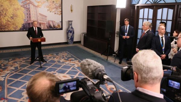 Putin says in China that he has “currently” no plans to conquer Kharkiv