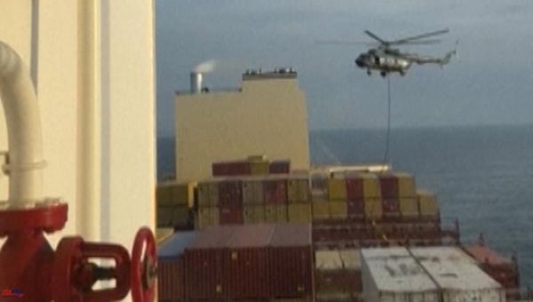 Iran captures cargo ship associated with Israel in Strait of Hormuz amid escalating tension