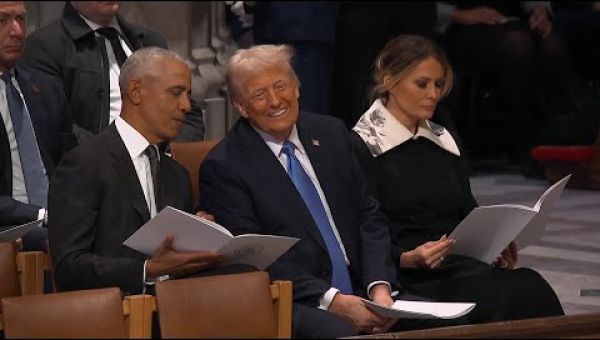 Lip Reader Reveals Trump Told Obama They Will ‘Find A Quiet Place’ To Discuss ‘Matter Of Importance’ At Jimmy Carter Funeral