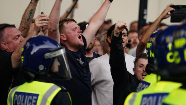 Southport stabbings: Protestors clash with cops in London after night of riots