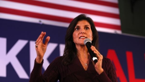 Trump challenger Haley begins 2024 race with stop in Exeter, New Hampshire