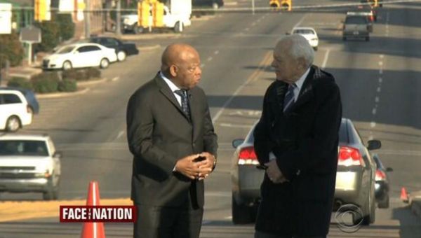 Flashback: Bob Schieffer visits Selma with John Lewis