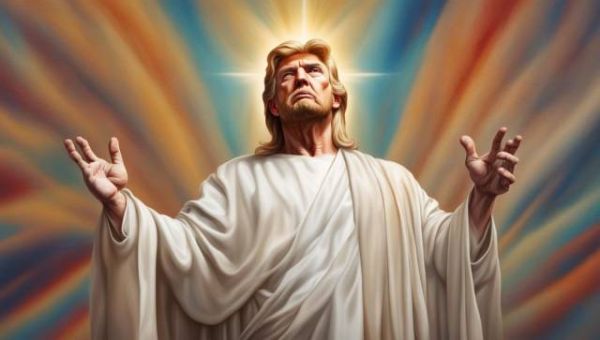 Trump hawks Bibles but believes the only god is himself