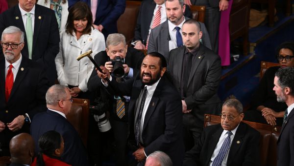 Al Green Removed From House Chamber for Heckling Trump During Speech