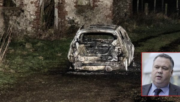 Detective John Caldwell shooting: Burnt out getaway car found outside Omagh