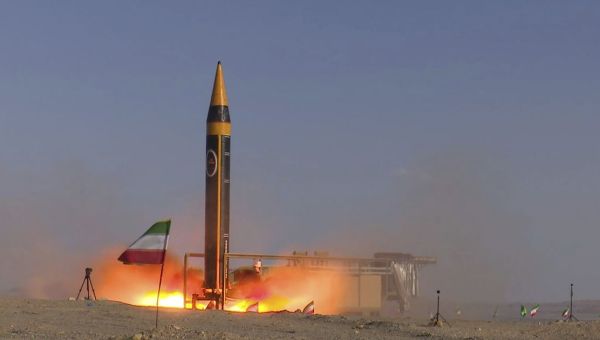 Iran shows off hypersonic missile it claims can travel 15 times speed of sound