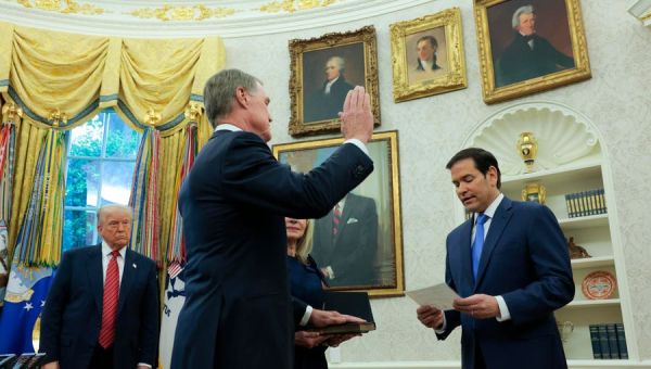 New U.S. Ambassador To China David Perdue Takes Up Beijing Post