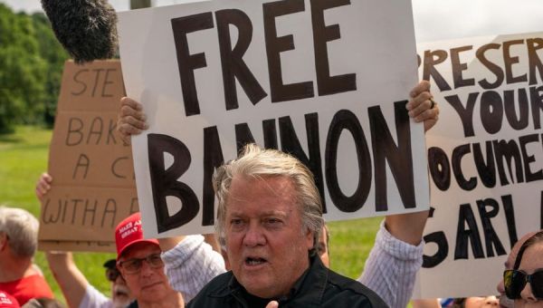Steve Bannon To Be Released From Prison This Week, Right On Time