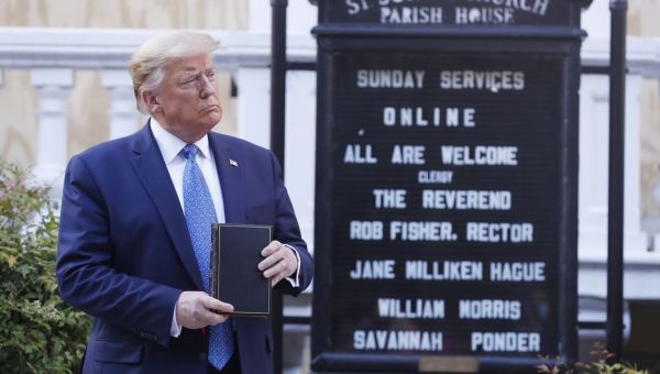 Trump-approved Bibles in schools would replace 55,000 ‘not meeting criteria’