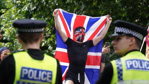 Britain on ‘brink’ of chaos after protesters clash with police across UK