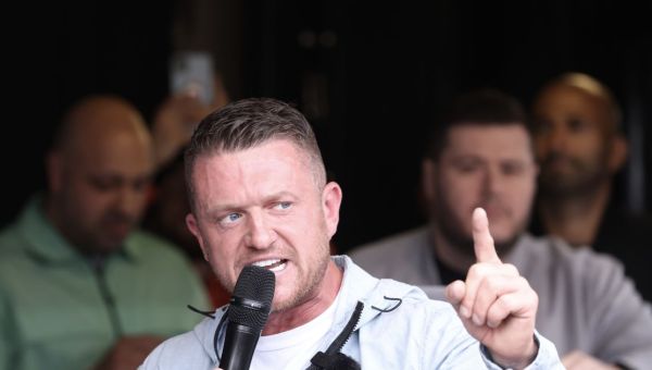 Tommy Robinson jailed for repeating lies about Huddersfield schoolboy