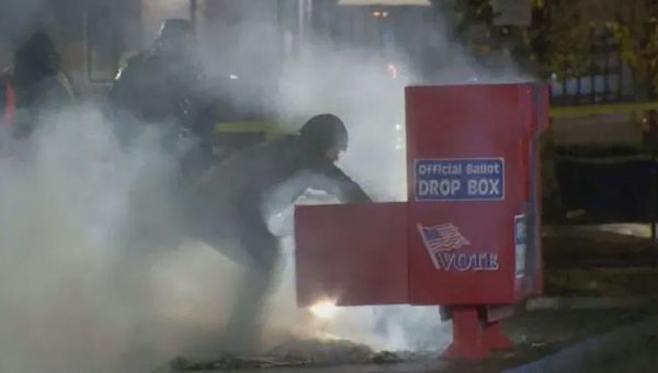 Incendiary device damages hundreds of ballots in Vancouver, WA drop box