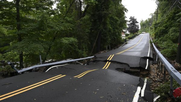 See images of the floods plaguing New York and New England