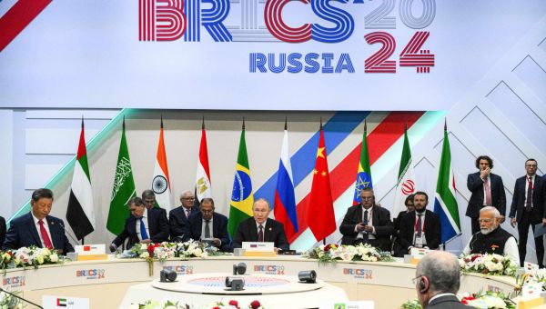 Trump threatens 100% tariff on the BRIC bloc of nations if they act to undermine U.S. dollar