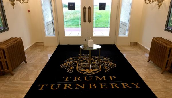 Trump's Scottish golf resort vandalized with pro-Palestine graffiti